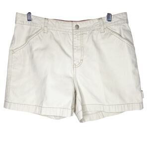 Vintage Retro 2000s Tommy Hilfiger Retro Tan Shorts Size 10
